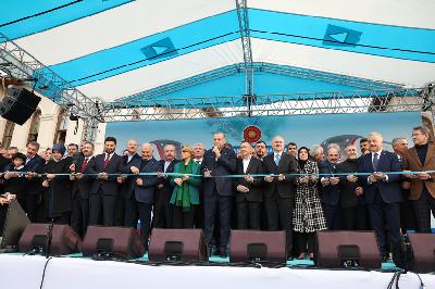 Cumhurbaşkanı Erdoğan, Kâğıthane-İstanbul Havalimanı metro hattının açılışını yaptı