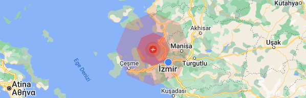 İzmir'de Korkutan Deprem 