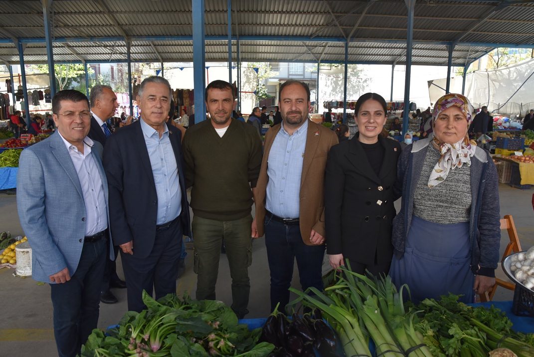 CHP Adayı Gizem Sayar Özcan Milas’ı Ziyaret Etti