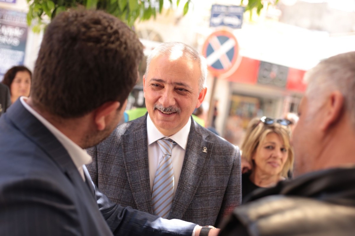 Mete Milas'ta Yatağan ve Kavaklıdere Belediye Başkanlarıyla seçmenin karşısına çıktı