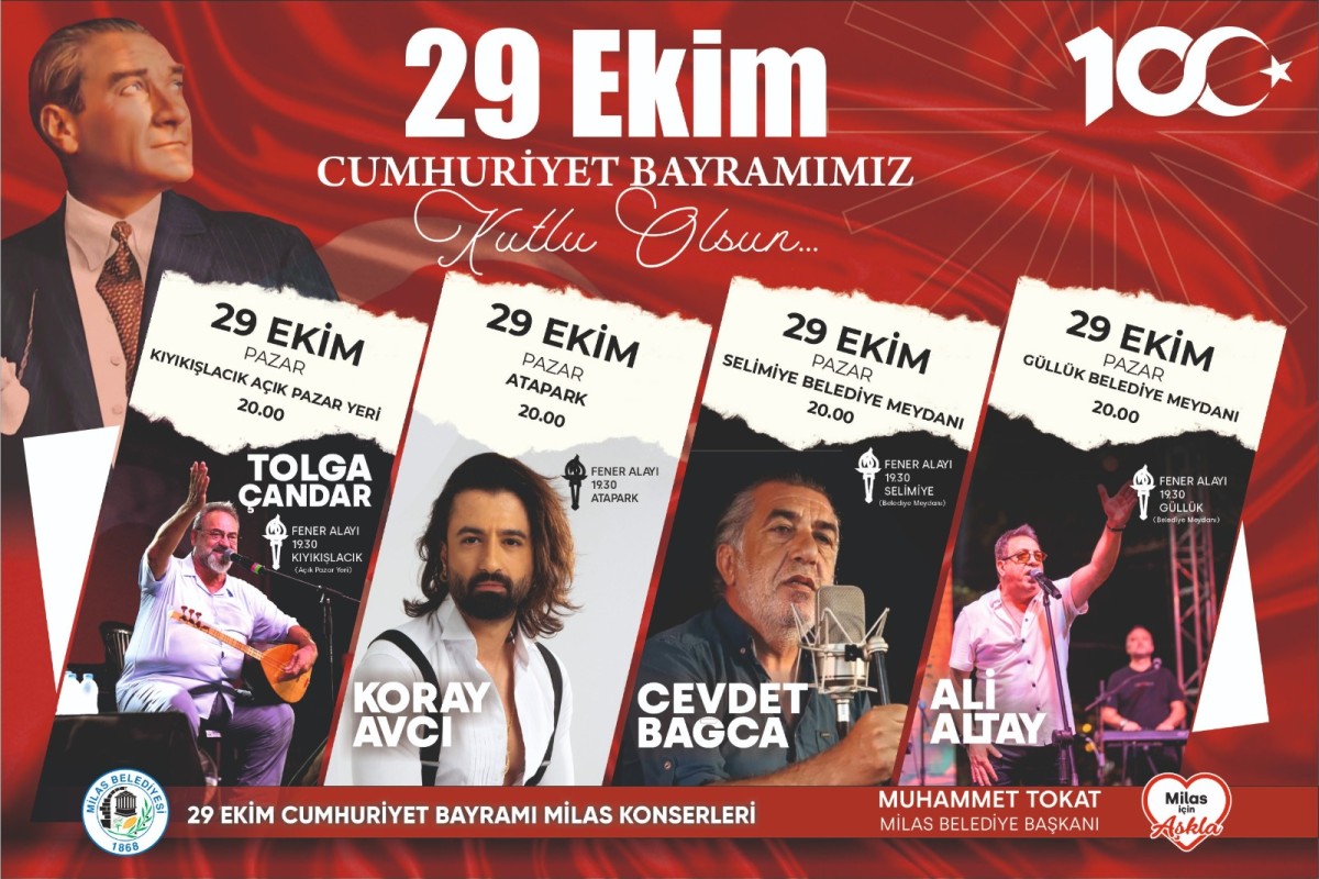Milas Belediyesi, Türkiye Cumhuriyeti’nin ikinci yüzyılını coşkuyla kutlamaya hazırlanıyor…