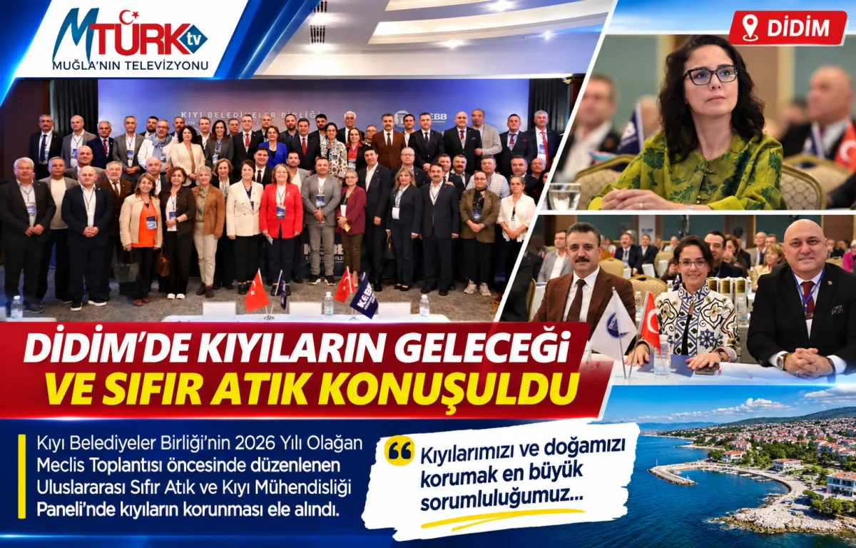 Didim’de Uluslararası Sıfır Atık ve Kıyı Mühendisliği Paneli