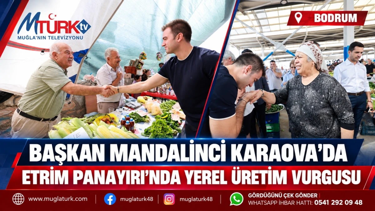Tamer Mandalinci Karaova’da Esnaf ve Vatandaşlarla Buluştu