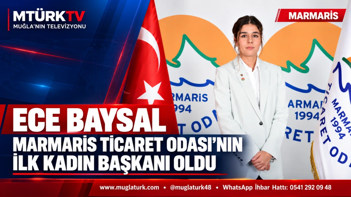 Ece Baysal, Marmaris Ticaret Odası’nın İlk Kadın Başkanı Oldu