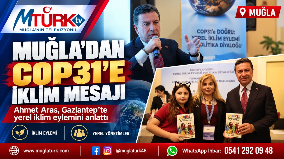 Muğla'nın iklim öncelikleri Gaziantep'te gündeme taşındı
