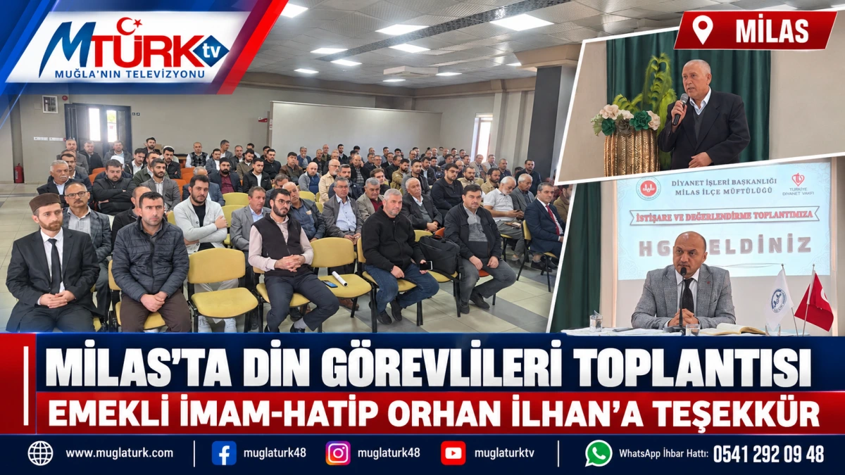 Milas’ta Din Görevlileri Ekim Ayı Toplantısı Gerçekleştirildi