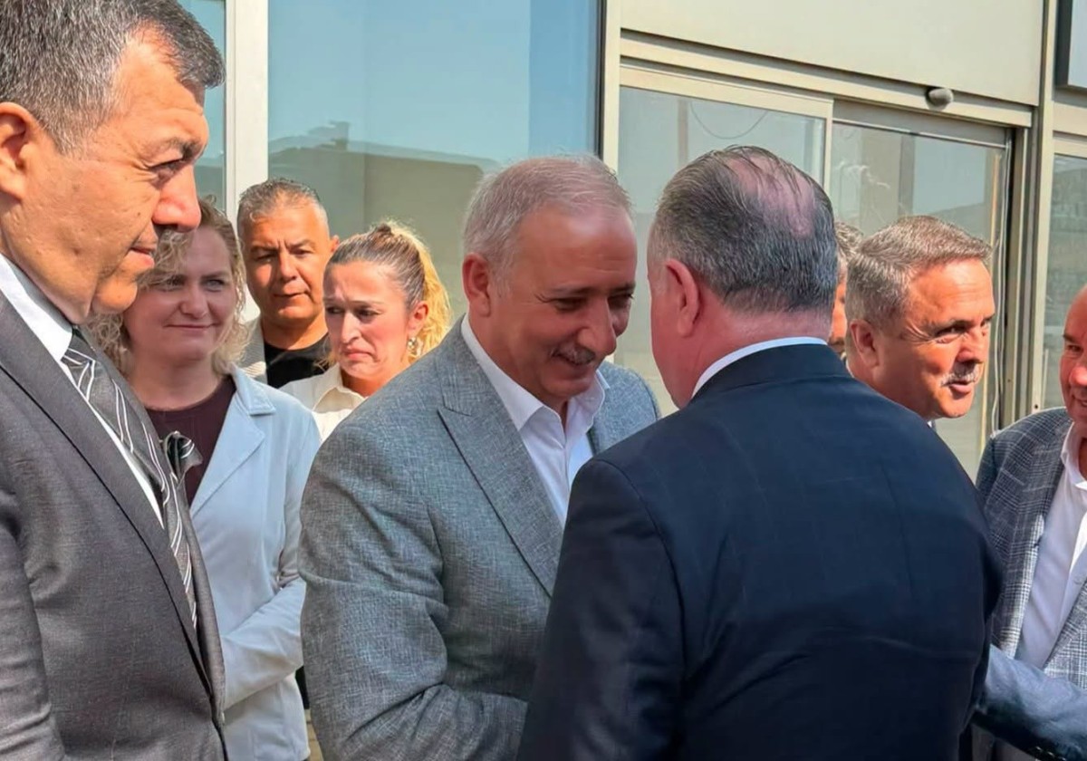 AK Parti Muğla Milletvekili Kadem Mete, Gençlik ve Spor Bakanı Osman Aşkın Bak'ı Muğla'da Karşıladı