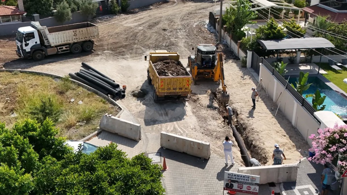 “Fen İşleri Müdürlüğü Çamdibi Bağlıiçi Mevkii’nde İkinci Etabı Başlattı”
