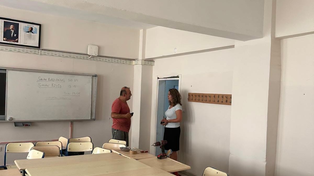 “Milli Eğitim Müdür Vekili Hazırlıkları Yerinde İnceledi”