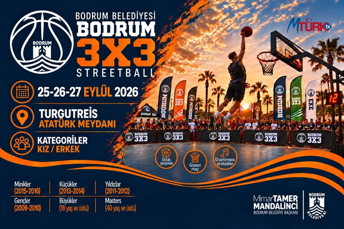 Bodrum'da Sokak Basketbolu Heyecanı Bugün Başlıyor