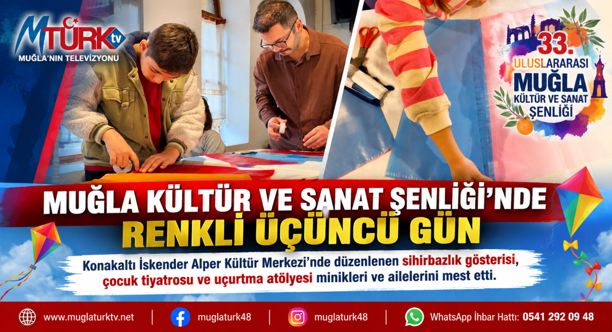 Muğla Kültür Şenliği’nde Renkli Çocuk Günü